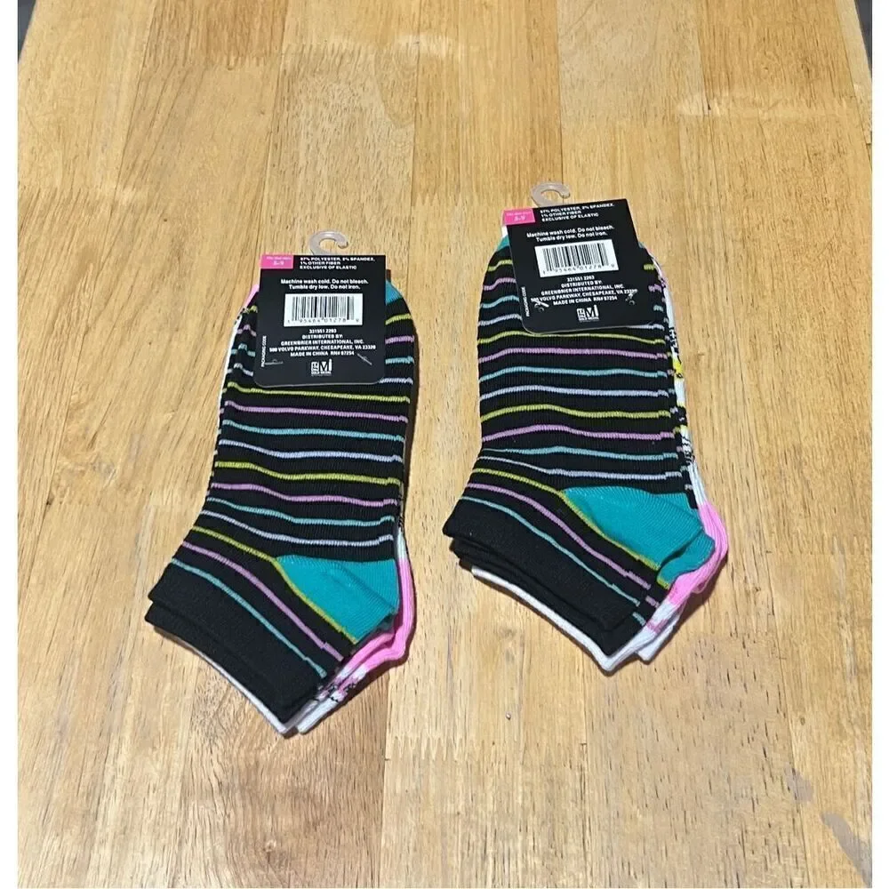 Beverly Hills Polo Club Drinks & Polka Dot Woman’s Fashion Socks NEW Size 5-9
